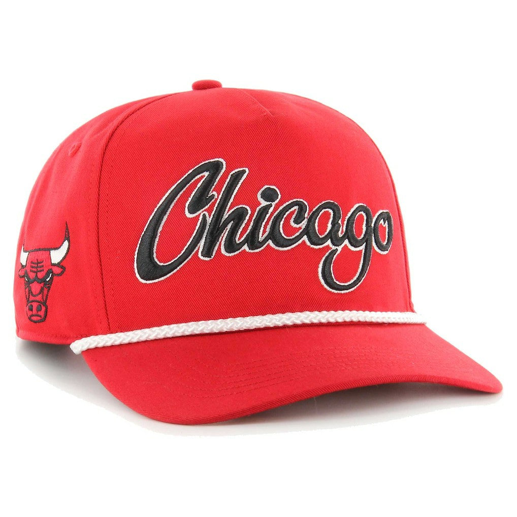 47 brand Chicago Bulls '47 Overhand Logo Hitch Adjustable Hat Red