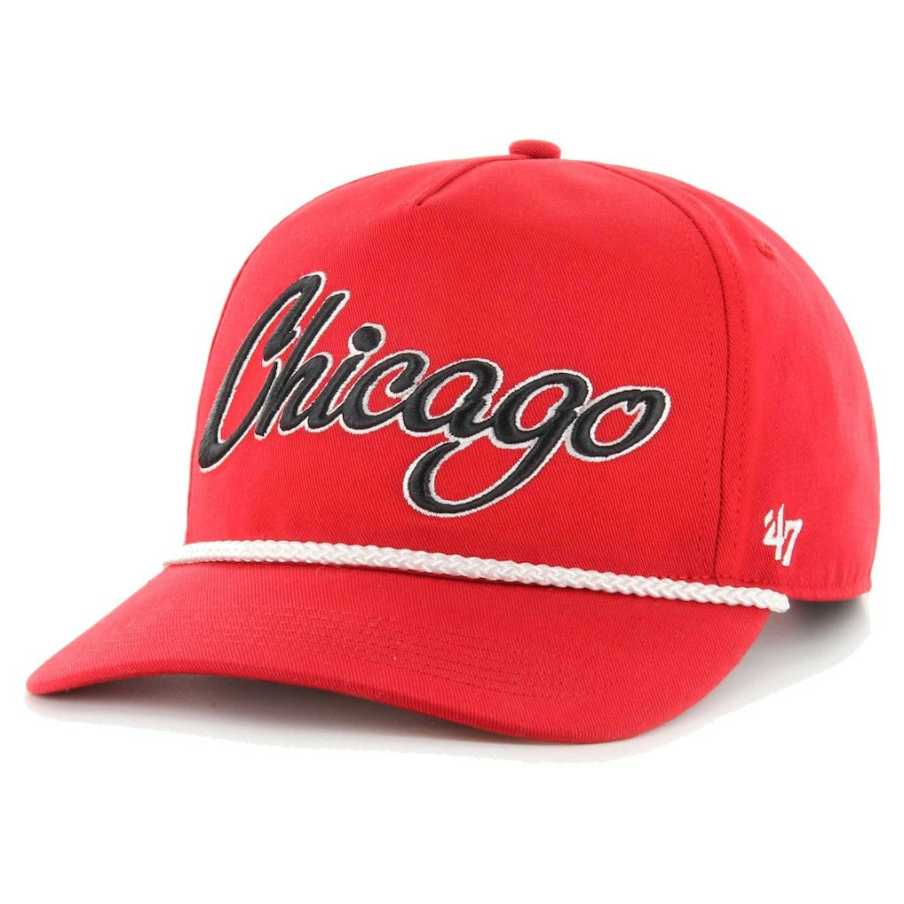 47 brand Chicago Bulls '47 Overhand Logo Hitch Adjustable Hat Red
