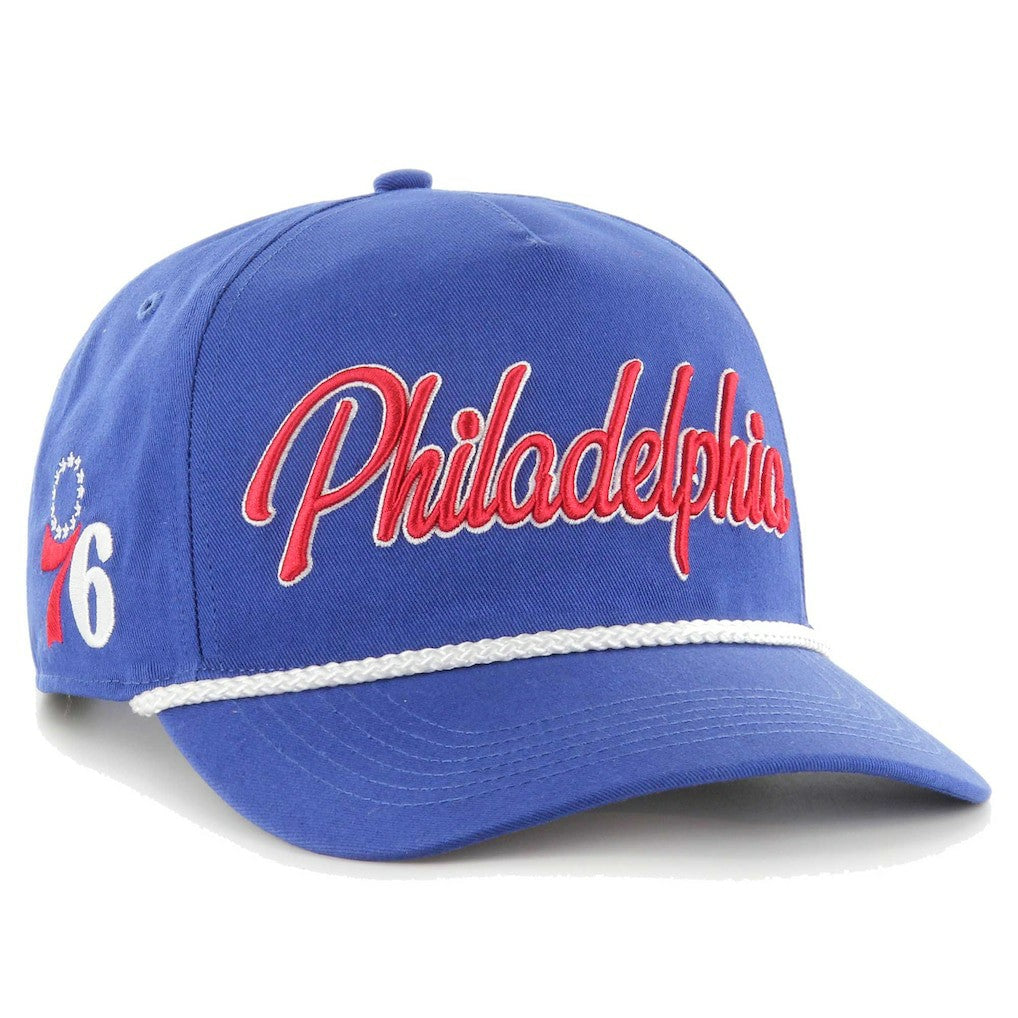 47 brand Philadelphia 76ers '47 Overhand Logo Hitch Adjustable Hat Royal