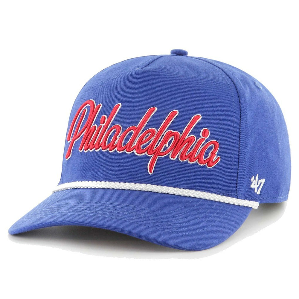 47 brand Philadelphia 76ers '47 Overhand Logo Hitch Adjustable Hat Royal