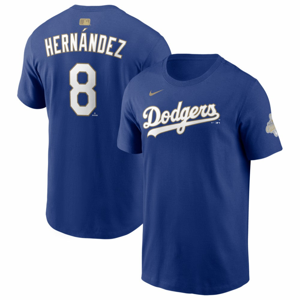 Enrique Hernández Los Angeles Dodgers Nike 2026 Gold Collection Player Name & Number T-Shirt Outlet