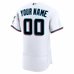 Miami Marlins Nike Home Authentic Custom Jersey Near Me