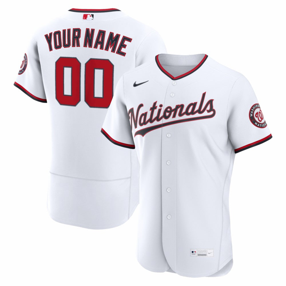 Washington Nationals Nike Home Authentic Custom Jersey Near Me