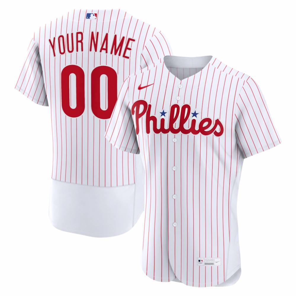 Philadelphia Phillies Nike Home Authentic Custom Jersey for sale