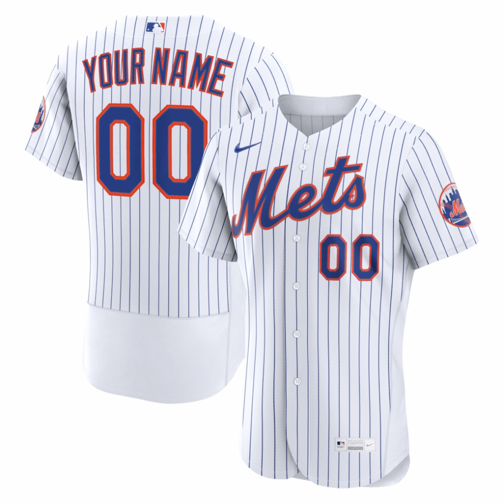New York Mets Nike Home Authentic Custom Jersey Online
