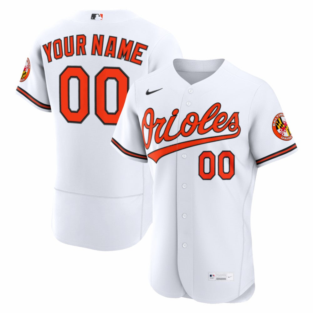 Baltimore Orioles Nike Home Authentic Custom Jersey Outlet