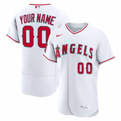 Los Angeles Angels Nike Home Authentic Custom Jersey Online