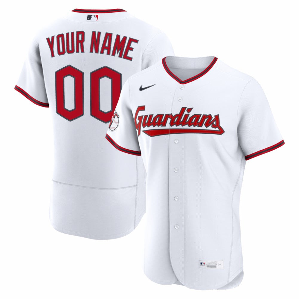 Cleveland Guardians Nike Home Authentic Custom Jersey Outlet