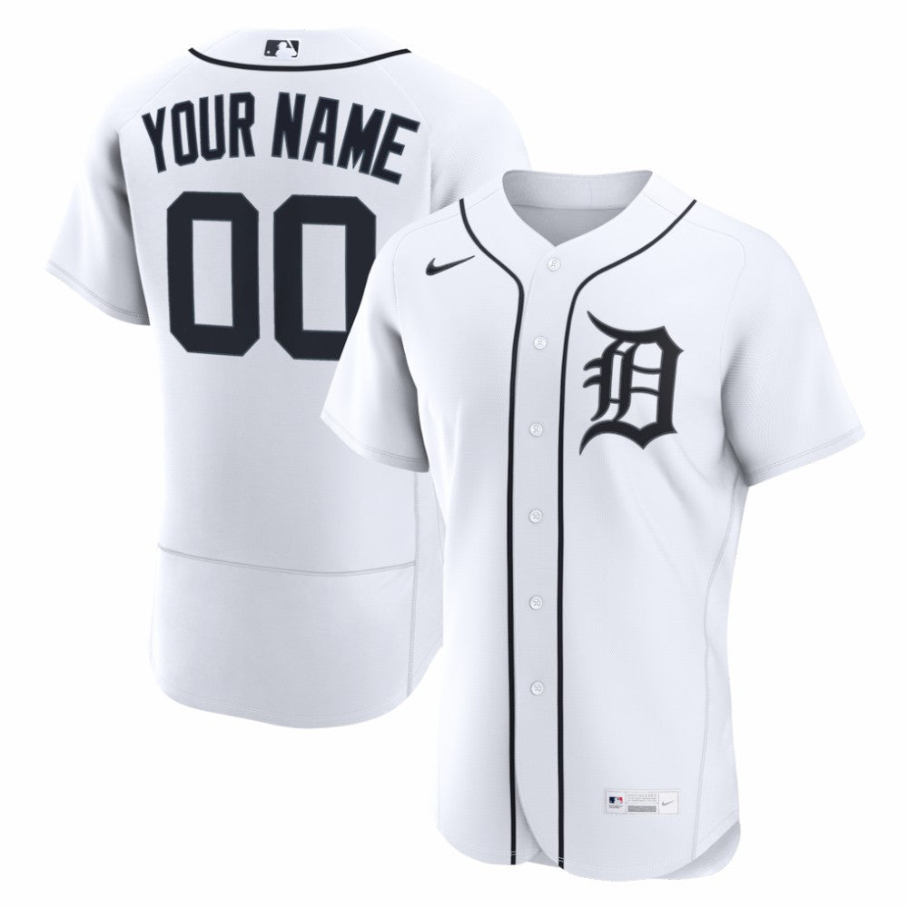 Detroit Tigers Nike Home Authentic Custom Jersey Outlet
