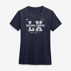 Seattle Seahawks Women's Super Bowl LX Champions Sacrifice T-Shirt - College Navy - Nike