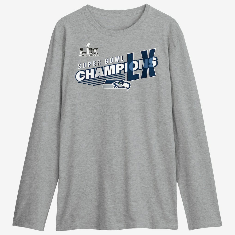 Seattle Seahawks Super Bowl LX Champions Best Teammates Roster Long Sleeve T-Shirt - Steel - Fanatics