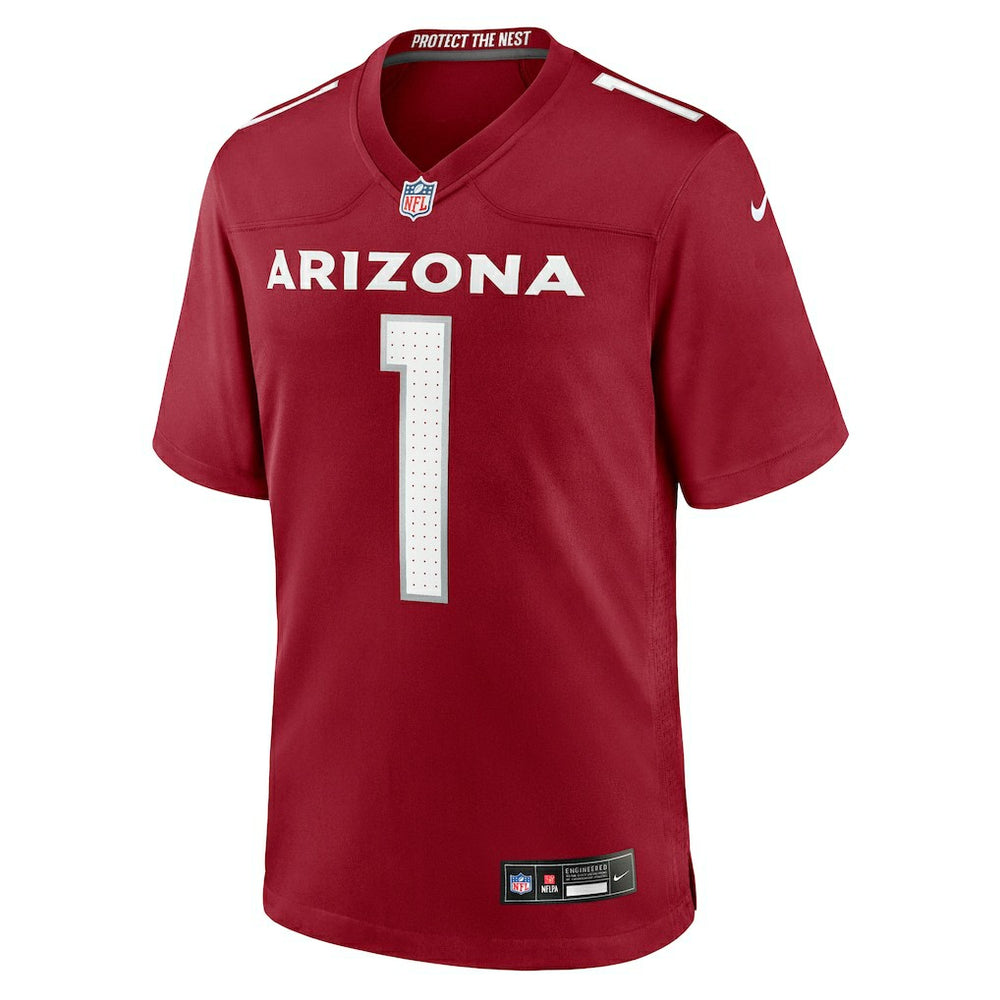Number 1 Dad Arizona Cardinals Game Jersey - Cardinal - Nike
