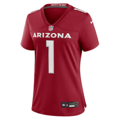Number 1 Mom Arizona Cardinals Women's Game Jersey - Cardinal - Nike