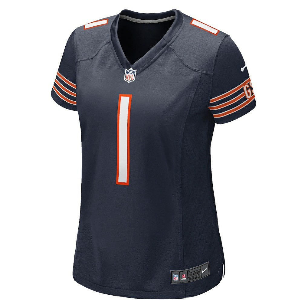 Number 1 Mom Chicago Bears Women's Game Jersey - Navy - Nike
