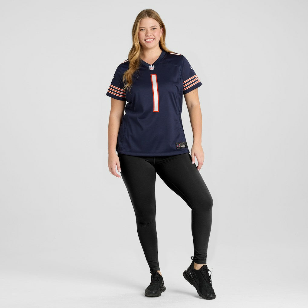Number 1 Mom Chicago Bears Women's Game Jersey - Navy - Nike