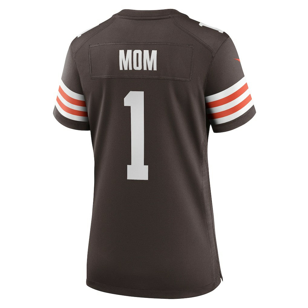 Number 1 Mom Cleveland Browns Women's Game Jersey - Brown - Nike