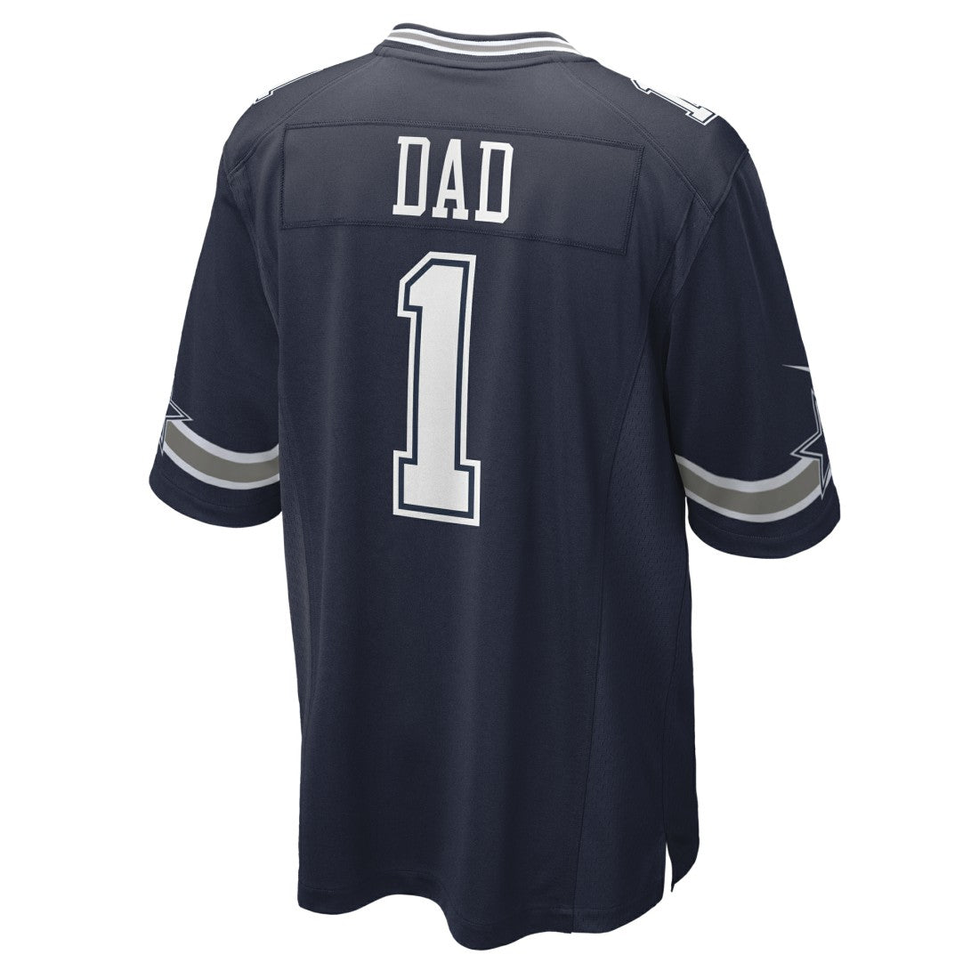 Number 1 Dad Dallas Cowboys Game Jersey - Navy - Nike