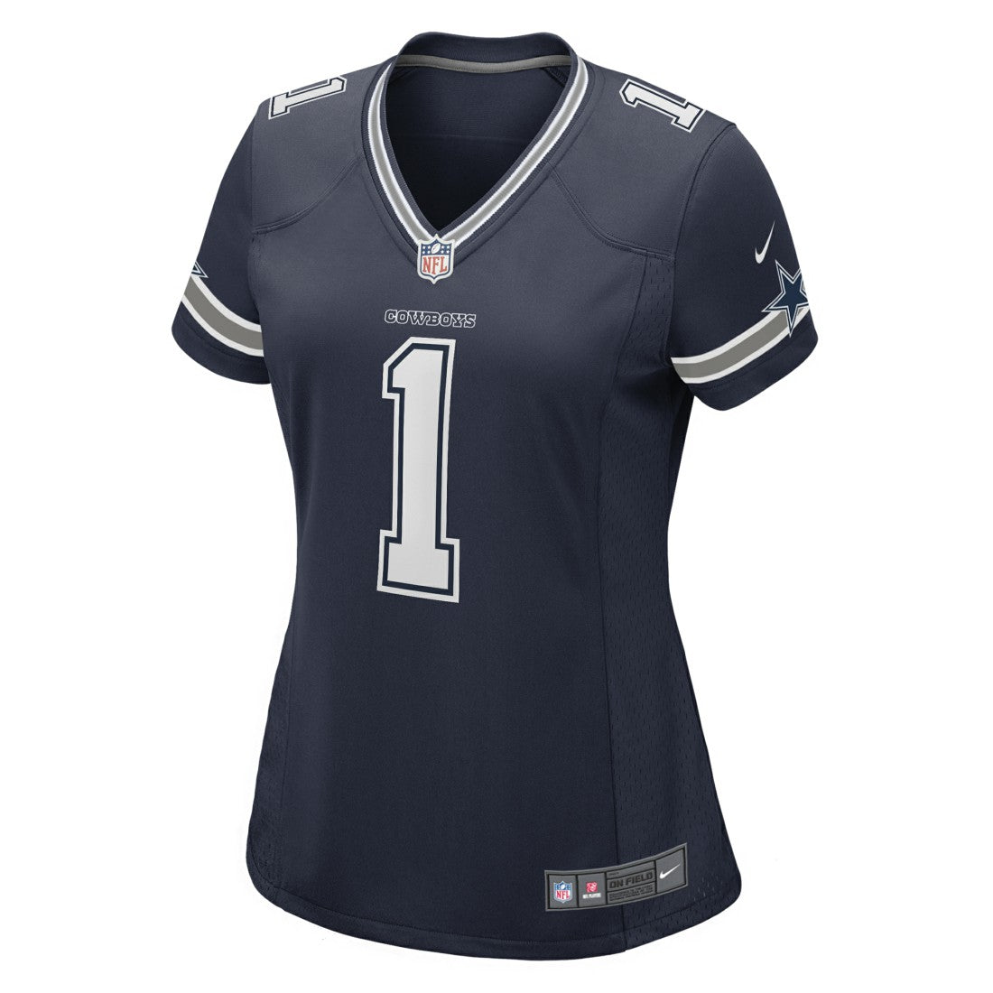 Number 1 Mom Dallas Cowboys Women's Game Jersey - Navy - Nike
