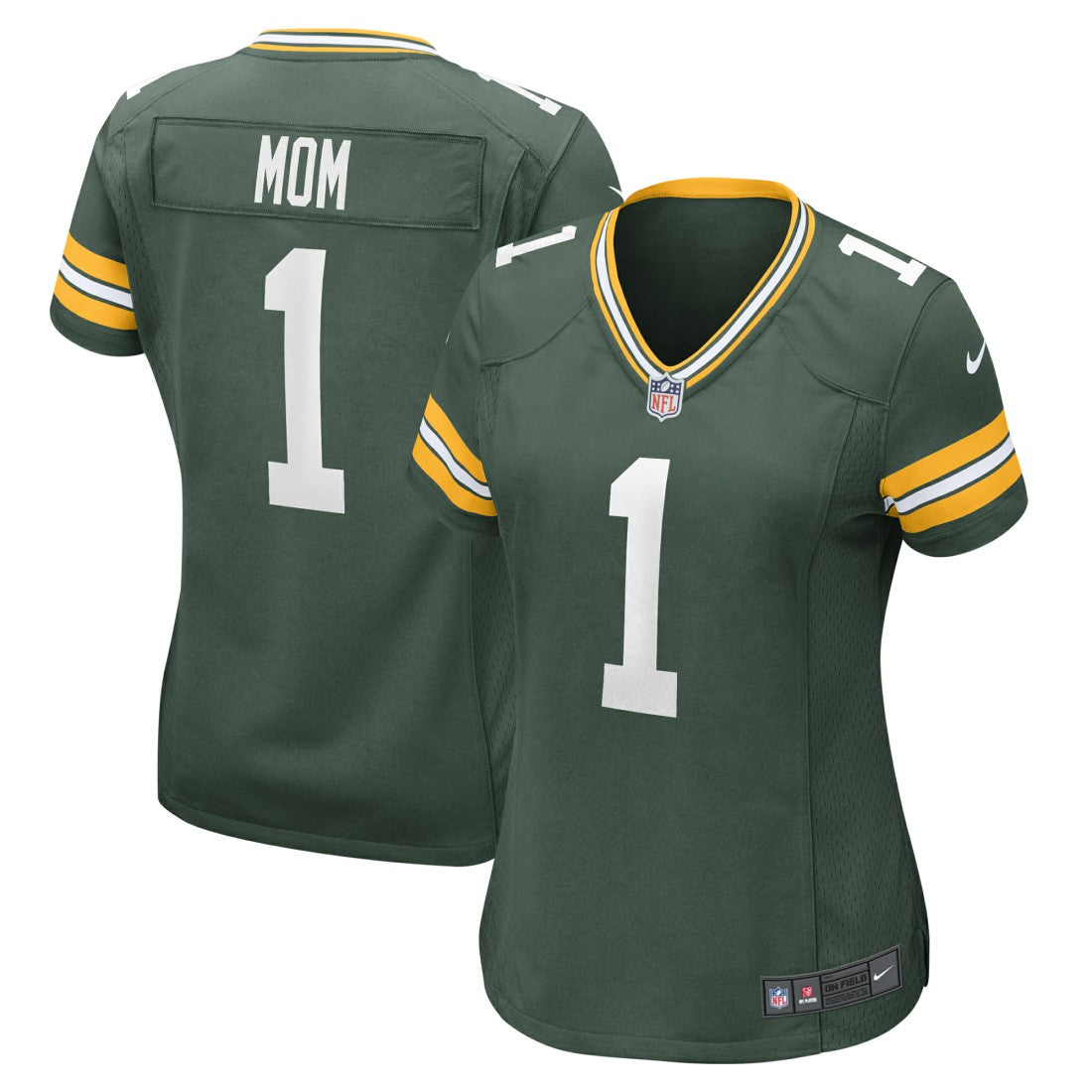 Number 1 Mom Green Bay Packers Women's Game Jersey - Green - Nike