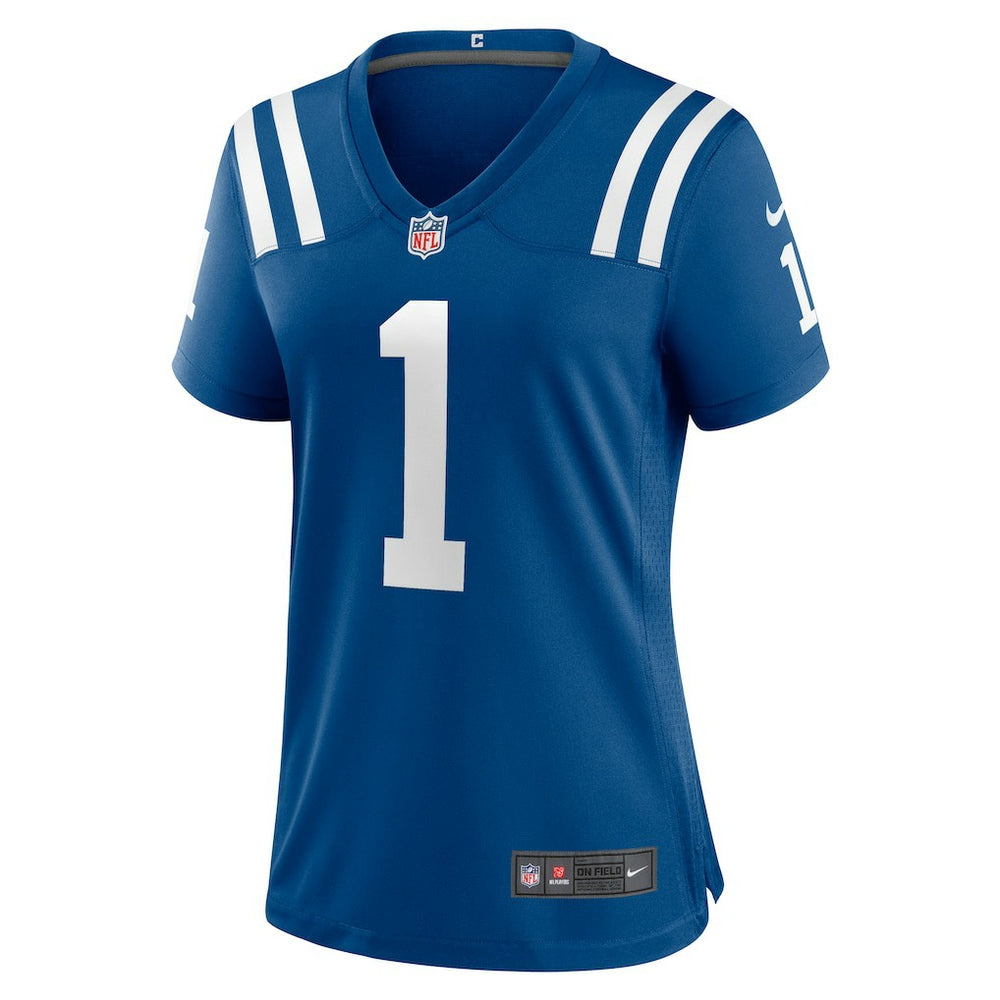 Number 1 Mom Indianapolis Colts Women's Game Jersey - Royal - Nike