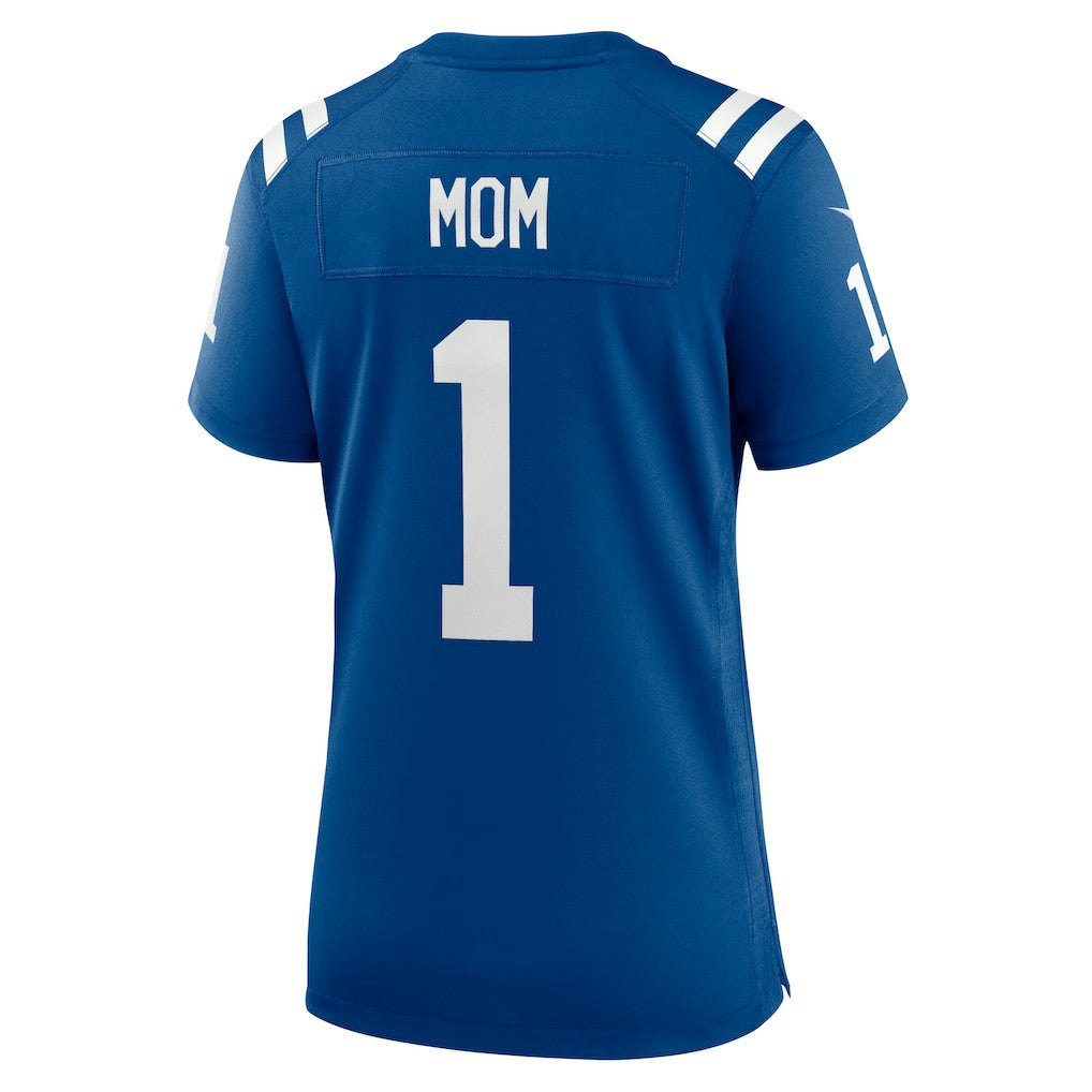 Number 1 Mom Indianapolis Colts Women's Game Jersey - Royal - Nike