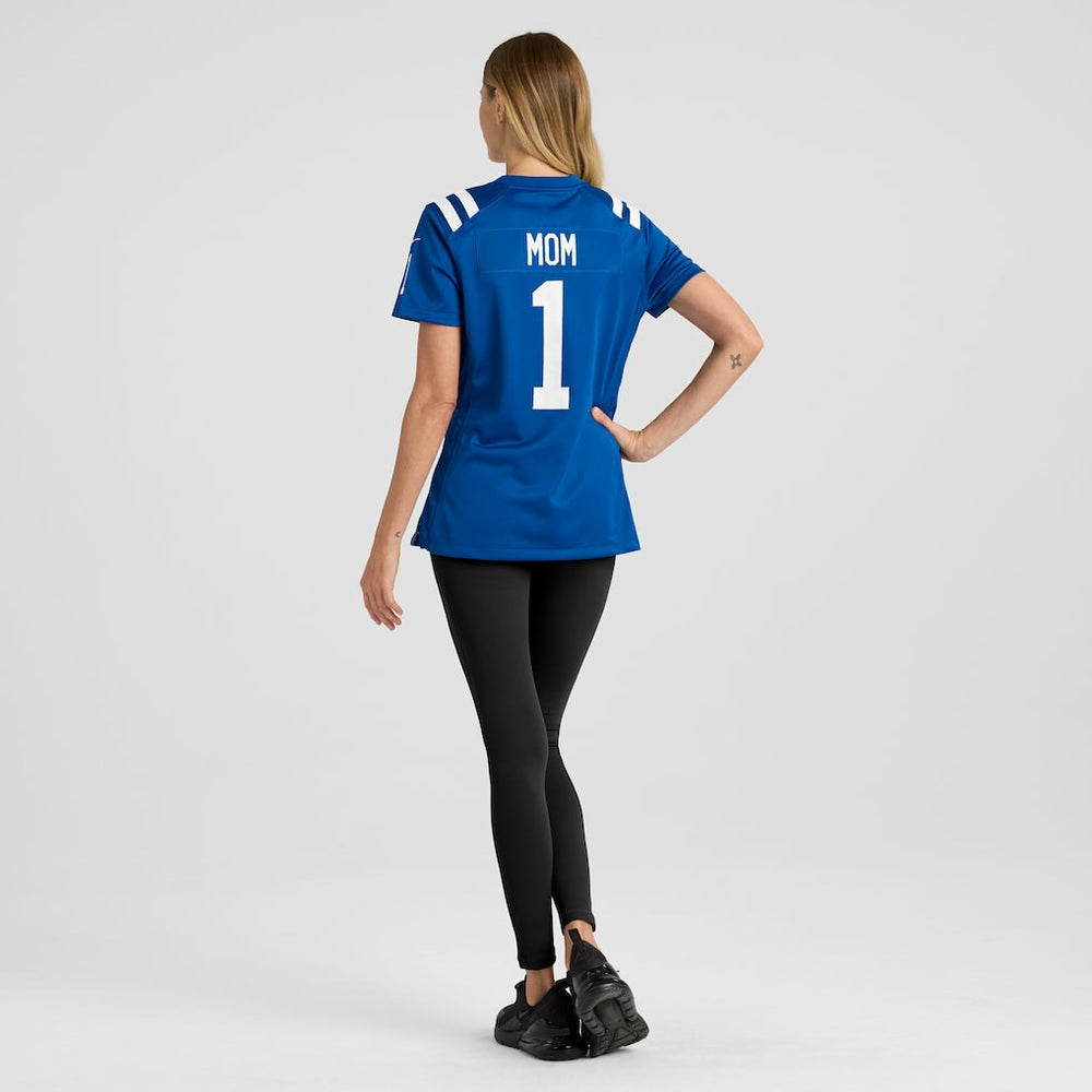 Number 1 Mom Indianapolis Colts Women's Game Jersey - Royal - Nike