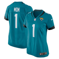 Number 1 Mom Jacksonville Jaguars Women's Game Jersey - Teal - Nike