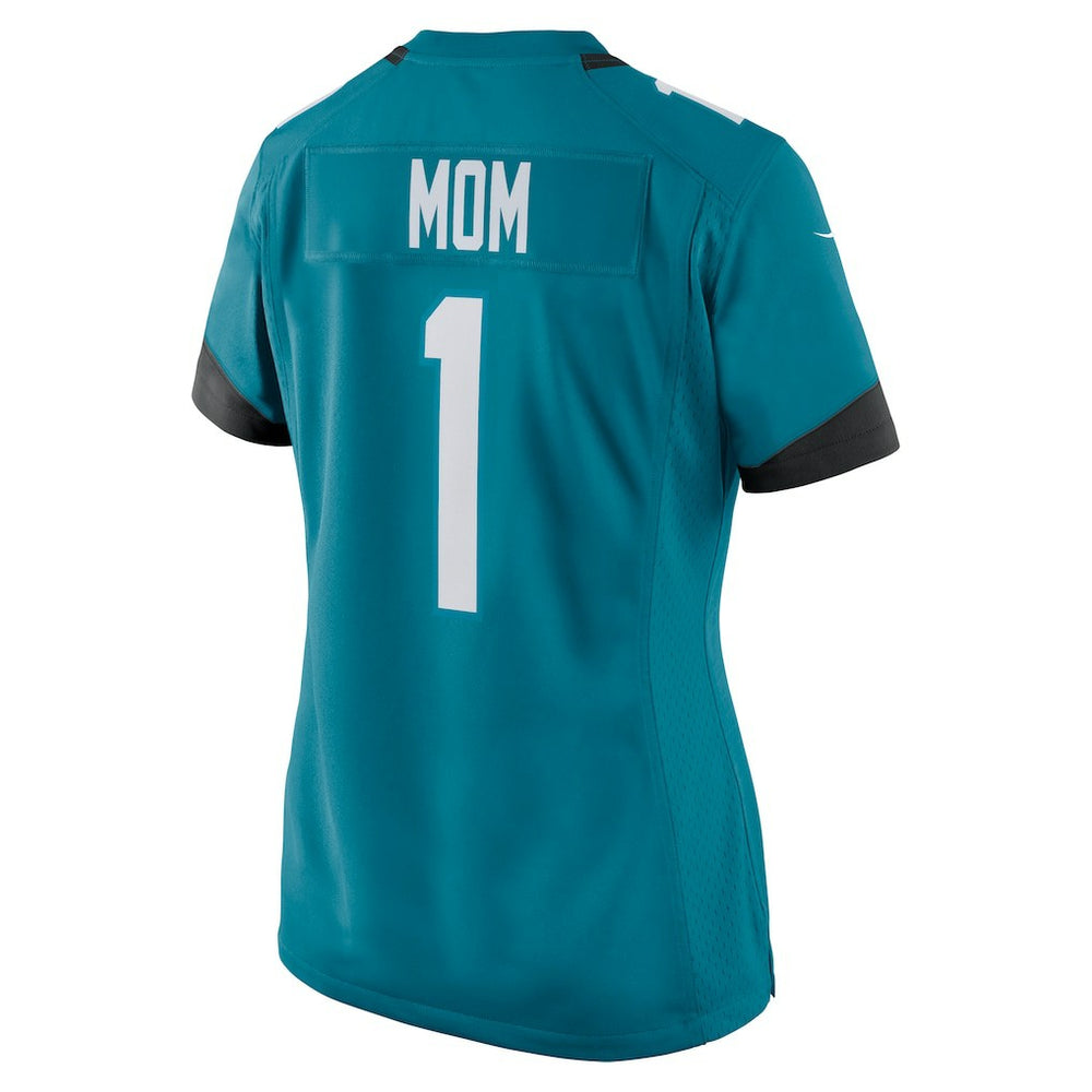 Number 1 Mom Jacksonville Jaguars Women's Game Jersey - Teal - Nike