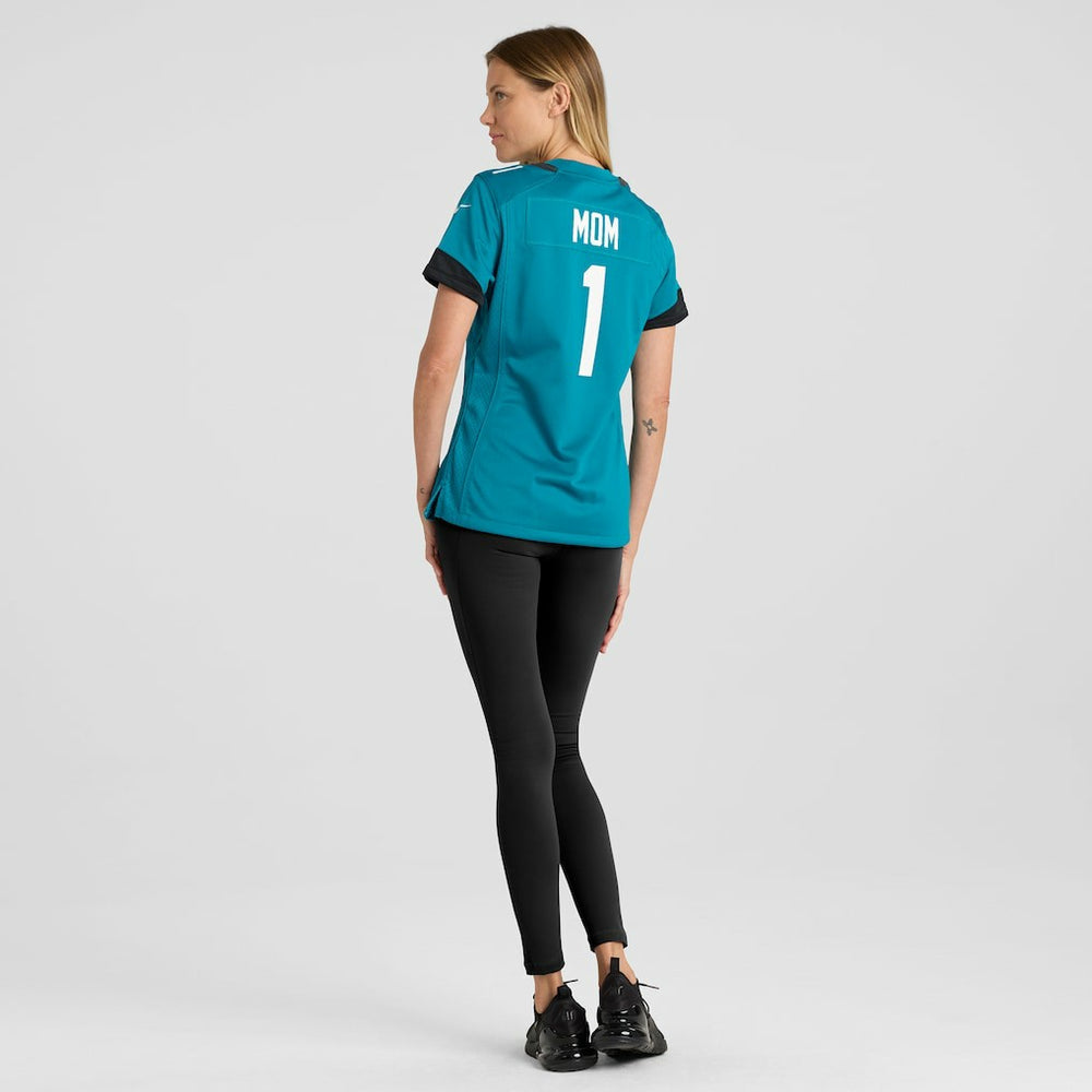 Number 1 Mom Jacksonville Jaguars Women's Game Jersey - Teal - Nike