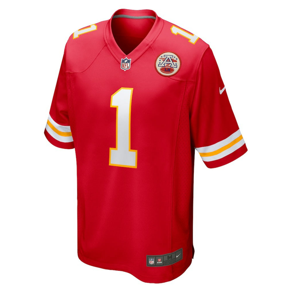 Number 1 Dad Kansas City Chiefs Game Jersey - Red - Nike