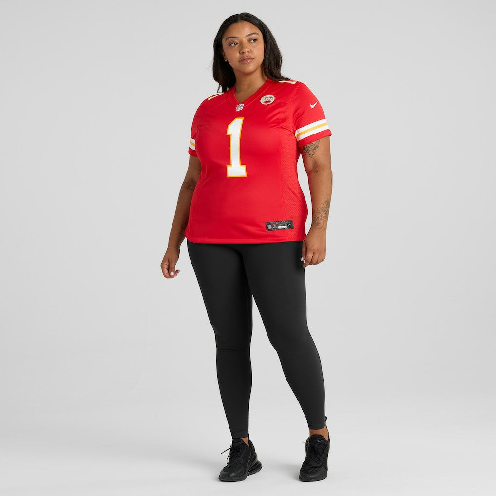 Number 1 Mom Kansas City Chiefs Women's Game Jersey - Red - Nike