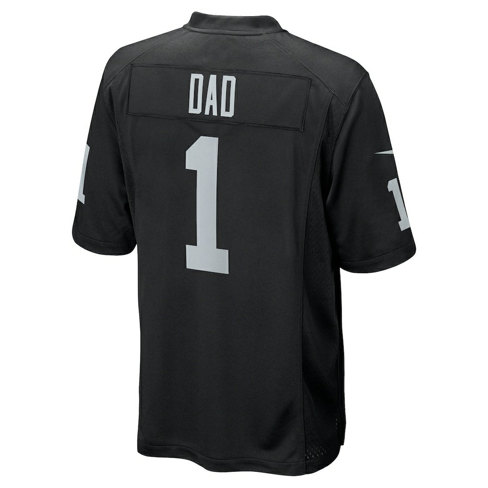 Number 1 Dad Las Vegas Raiders Game Jersey - Black - Nike