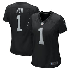 Number 1 Mom Las Vegas Raiders Women's Game Jersey - Black - Nike