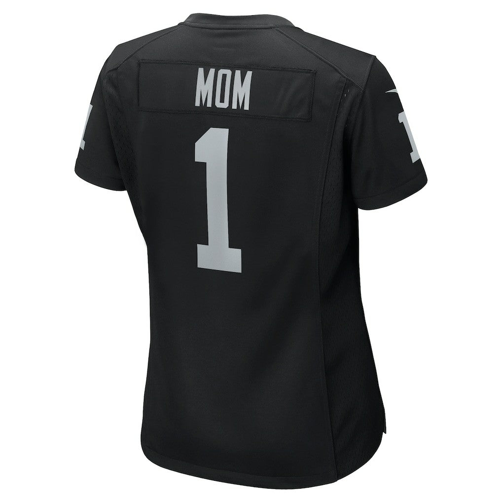 Number 1 Mom Las Vegas Raiders Women's Game Jersey - Black - Nike
