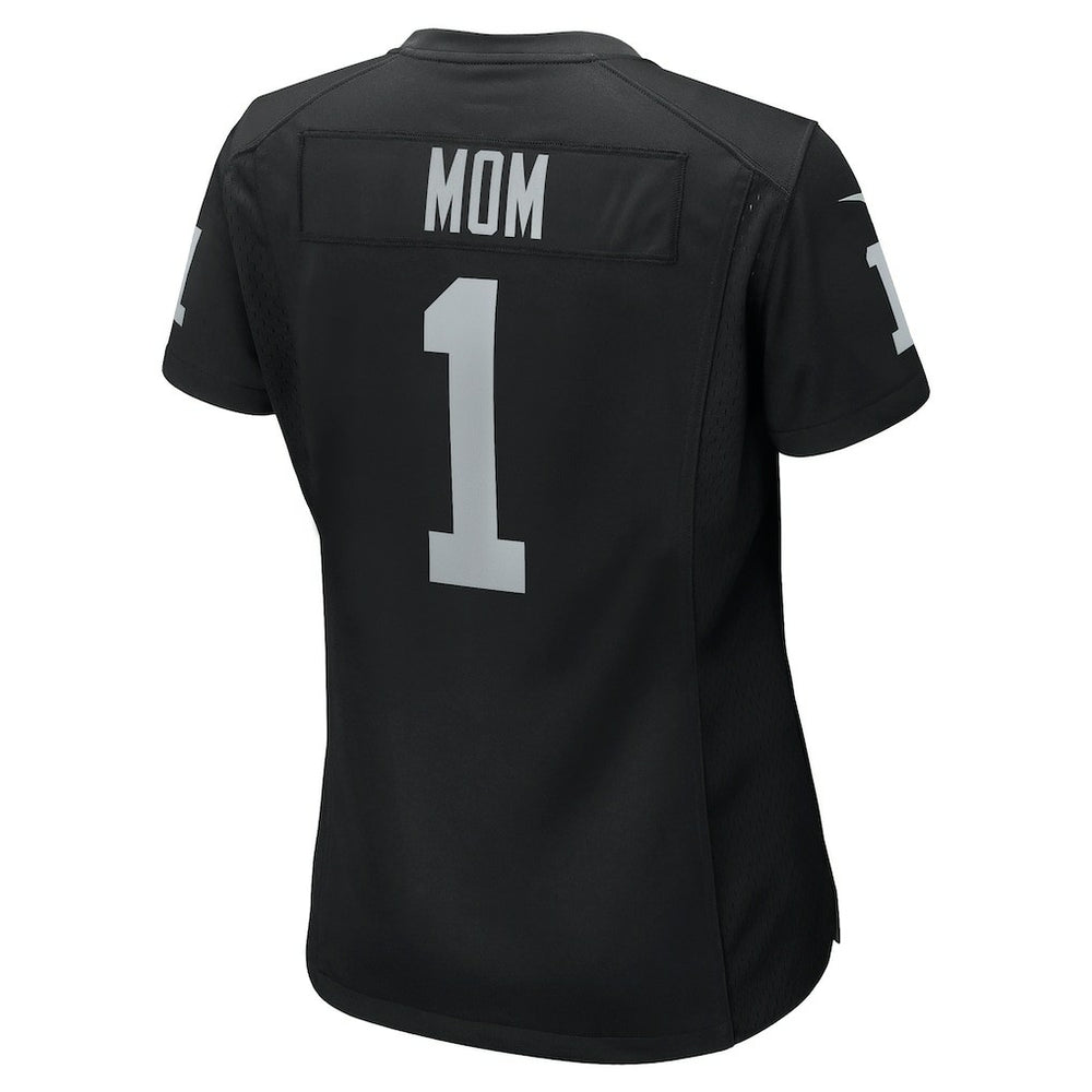 Number 1 Mom Las Vegas Raiders Women's Game Jersey - Black - Nike