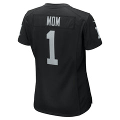Number 1 Mom Las Vegas Raiders Women's Game Jersey - Black - Nike