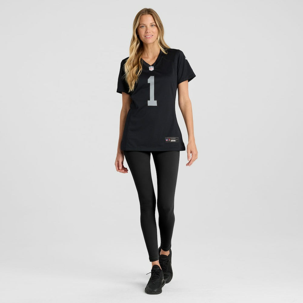 Number 1 Mom Las Vegas Raiders Women's Game Jersey - Black - Nike
