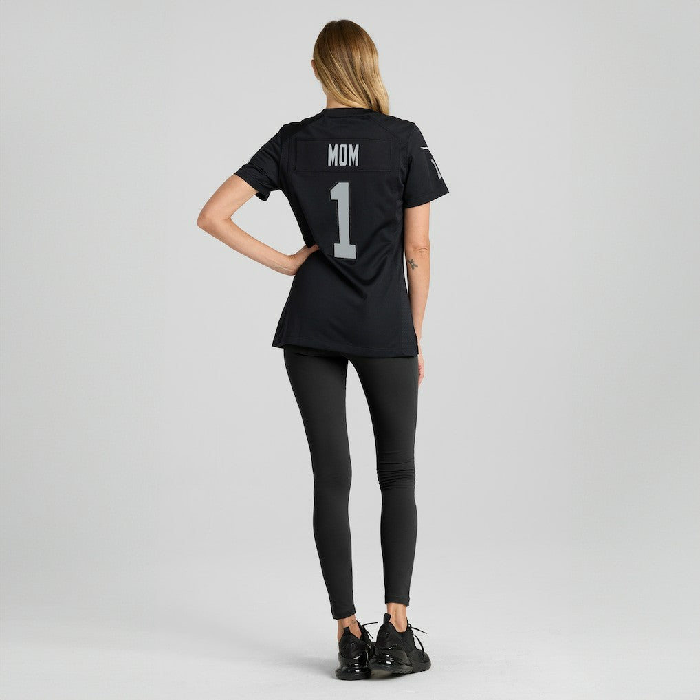 Number 1 Mom Las Vegas Raiders Women's Game Jersey - Black - Nike