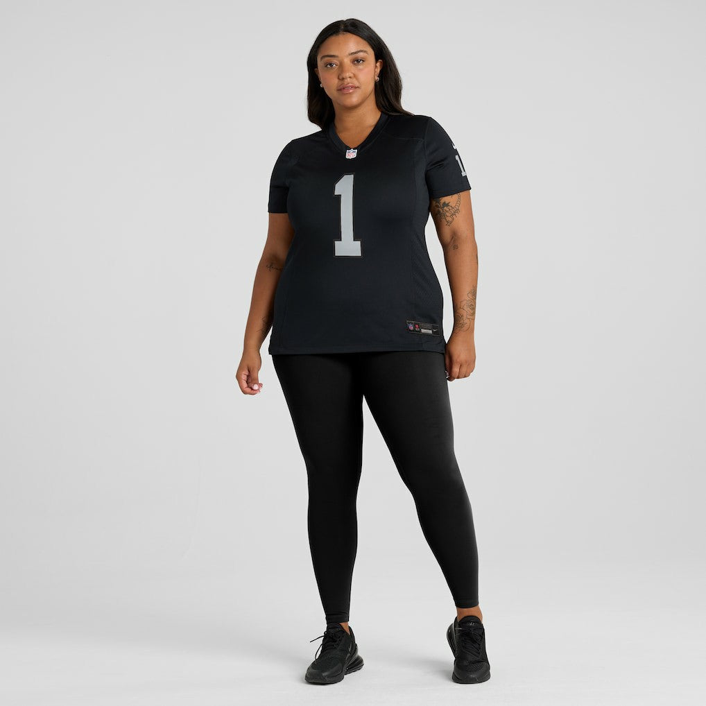 Number 1 Mom Las Vegas Raiders Women's Game Jersey - Black - Nike