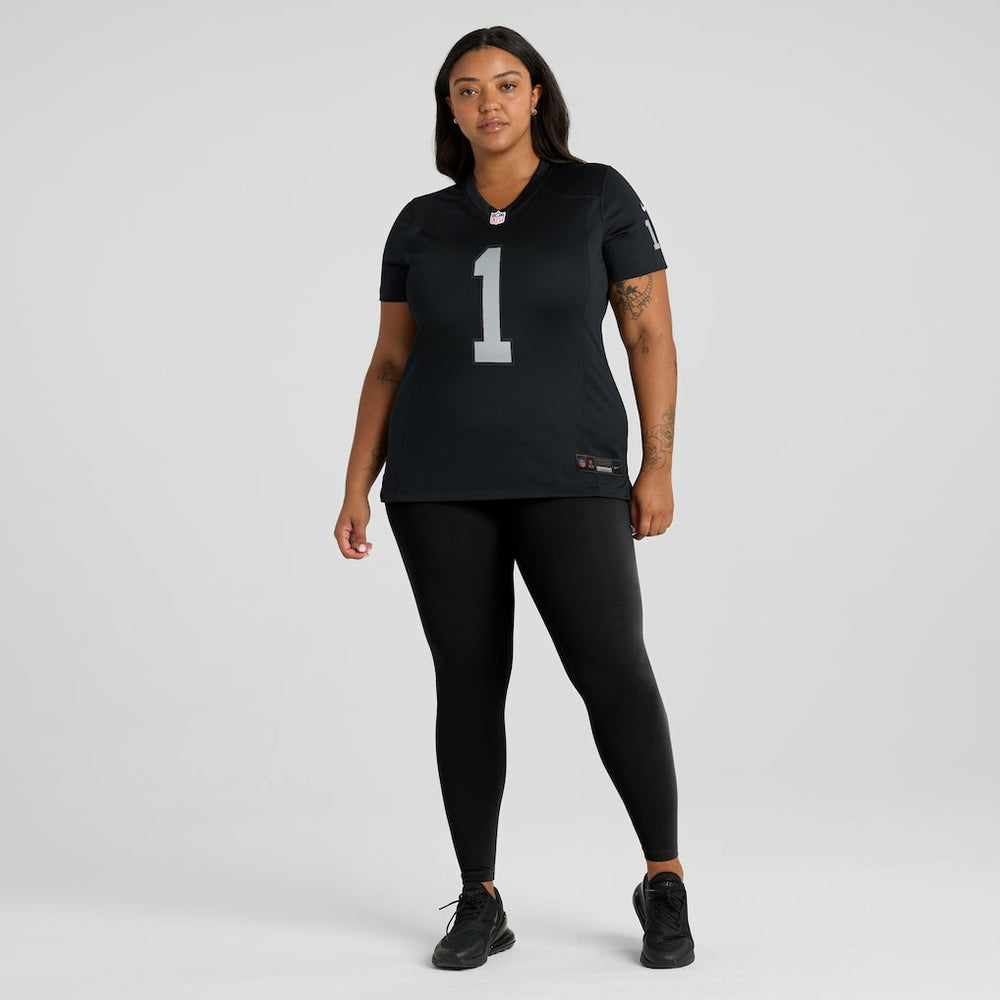 Number 1 Mom Las Vegas Raiders Women's Game Jersey - Black - Nike
