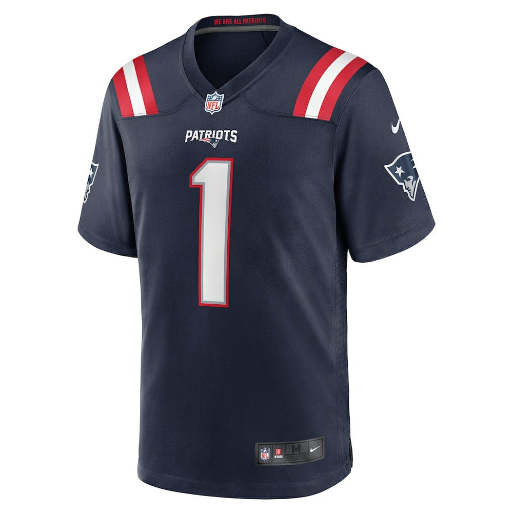 Number 1 Dad New England Patriots Game Jersey - Navy - Nike
