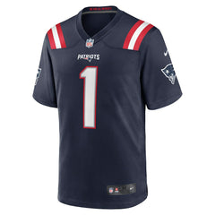 Number 1 Dad New England Patriots Game Jersey - Navy - Nike