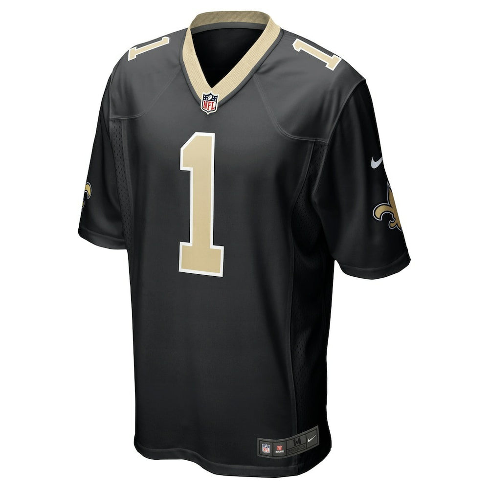 Number 1 Dad New Orleans Saints Game Jersey - Black - Nike