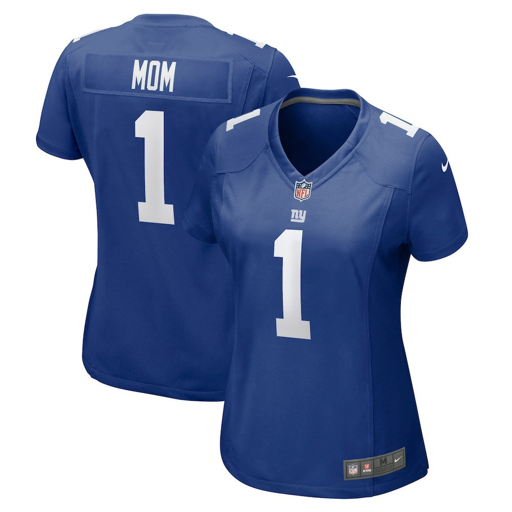 Number 1 Mom New York Giants Women's Game Jersey - Royal - Nike