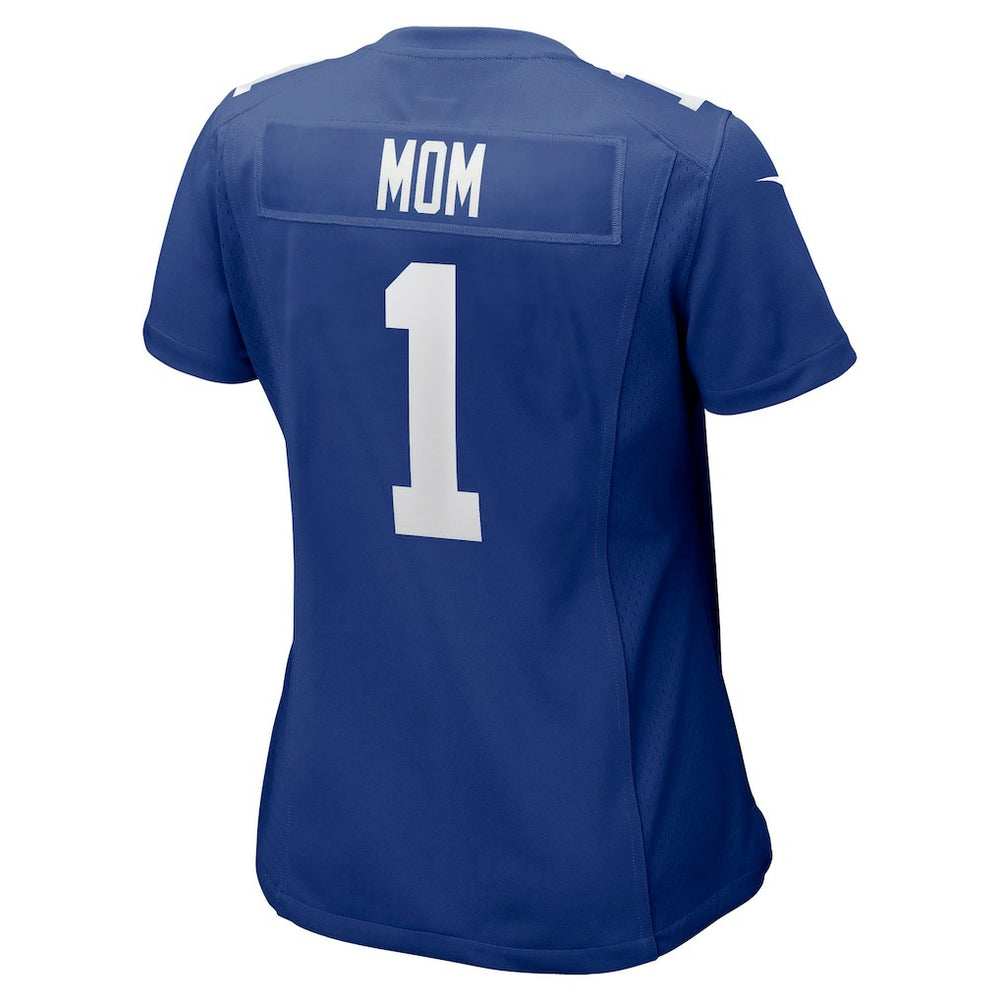 Number 1 Mom New York Giants Women's Game Jersey - Royal - Nike