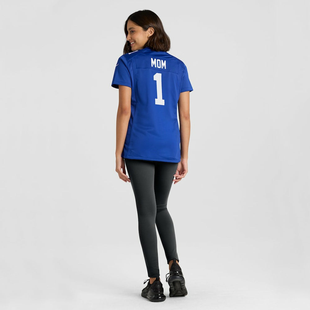 Number 1 Mom New York Giants Women's Game Jersey - Royal - Nike