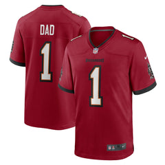 Number 1 Dad Tampa Bay Buccaneers Game Jersey - Red - Nike