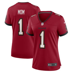 Number 1 Mom Tampa Bay Buccaneers Women's Game Jersey - Red - Nike