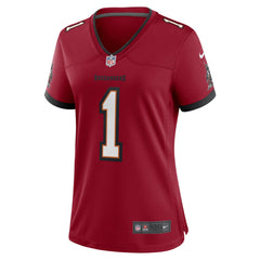 Number 1 Mom Tampa Bay Buccaneers Women's Game Jersey - Red - Nike