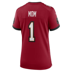 Number 1 Mom Tampa Bay Buccaneers Women's Game Jersey - Red - Nike